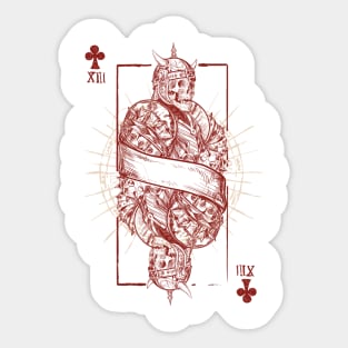 Juvet of Clubs Sticker